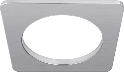 SQUARE BRUSHED STEEL PLATINUM MINI ACC.