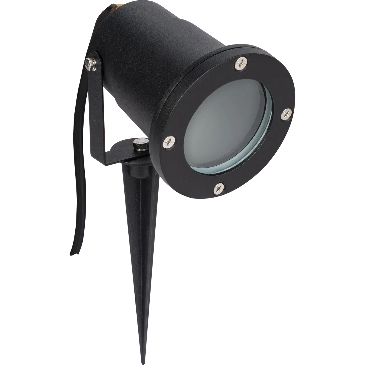 LEXDGLSG-01 EXTERIOR DECORATIVE GU10 LAWN SPIKE LIGHT- GREY SLATE