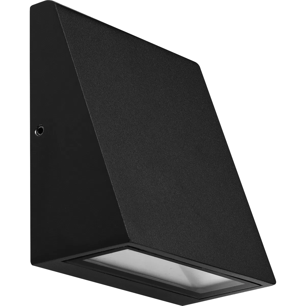 LEXD3WDG3-01 EXTERIOR 3W DECORATIVE WEDGE DOWN IP54 LED WALL LIGHT - GREY SLATE 3000K