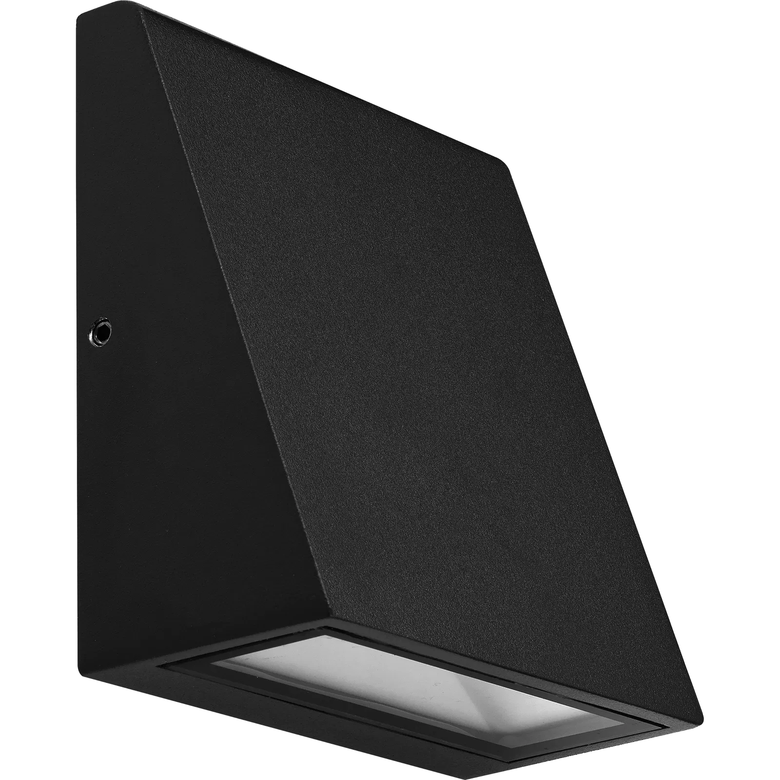 LEXD3WDG3-01 EXTERIOR 3W DECORATIVE WEDGE DOWN IP54 LED WALL LIGHT - GREY SLATE 3000K