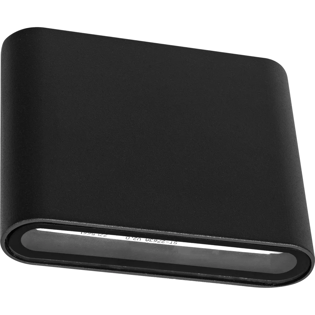 LEXD8FUDG3-01 EXTERIOR 10W 520LM DECORATIVE FLAT UP/DOWN IP54 LED WALL LIGHT - GREY SLATE 3000K