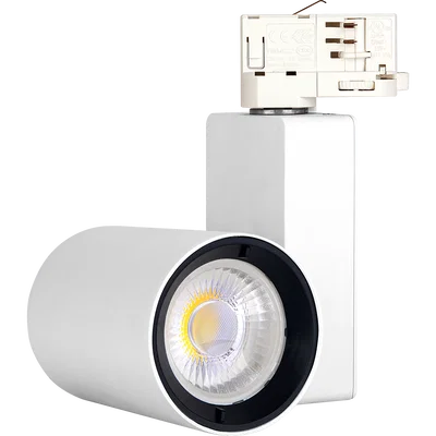 TRACK SPOT CIRCULAR 3 CIRCUIT WHITE 2050LM 25W 4000K