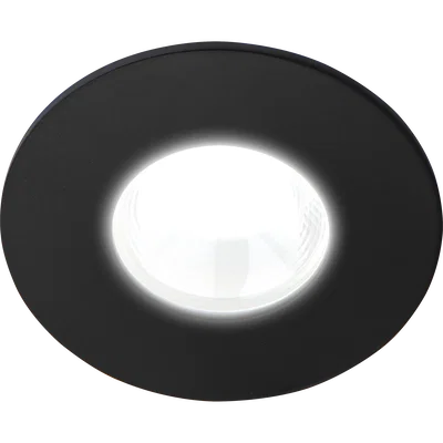 ELEMENT DOWNLIGHT FIXED FLAT BEZEL Ã˜90MM BLACK