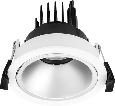 Platinum Anti-Ligature 2100Lumens. 25W 3000K Switched EM FTG White bezel