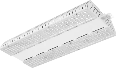 ELARABAY RACKING LENS RAL 9016 LOWBAY 569MM 21000LM 155W DIM BATTEN PIR