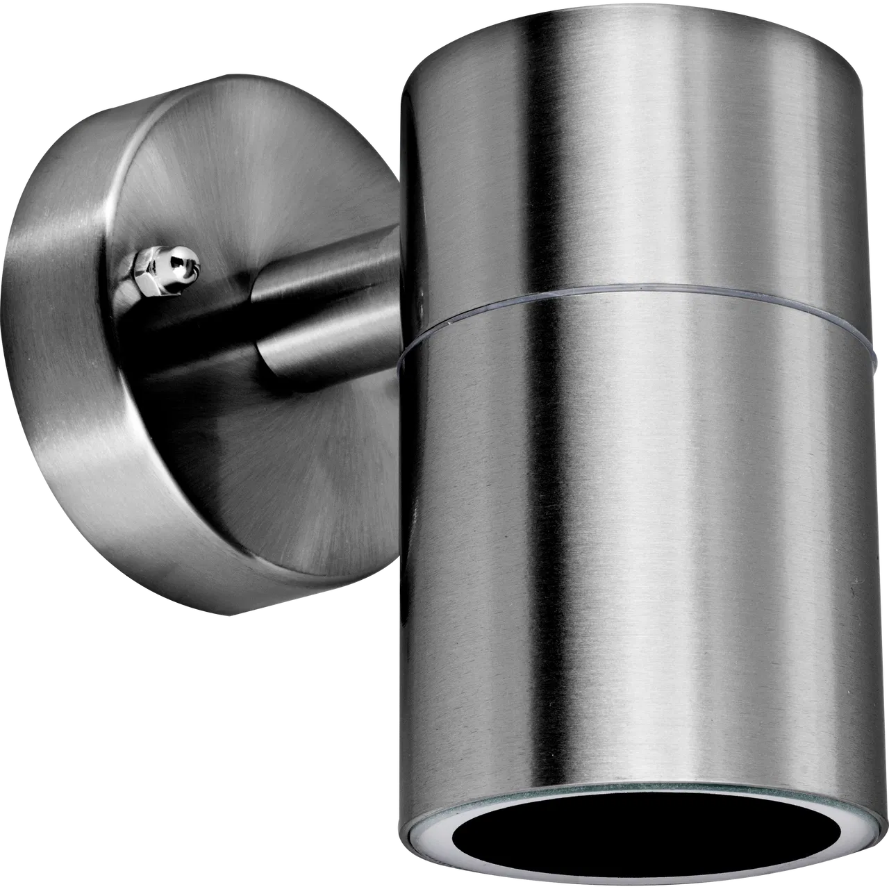 STAINLESS STEEL EXTERIOR DECORATIVE GU10 FIXED DOWN WALL LIGHT - IP44