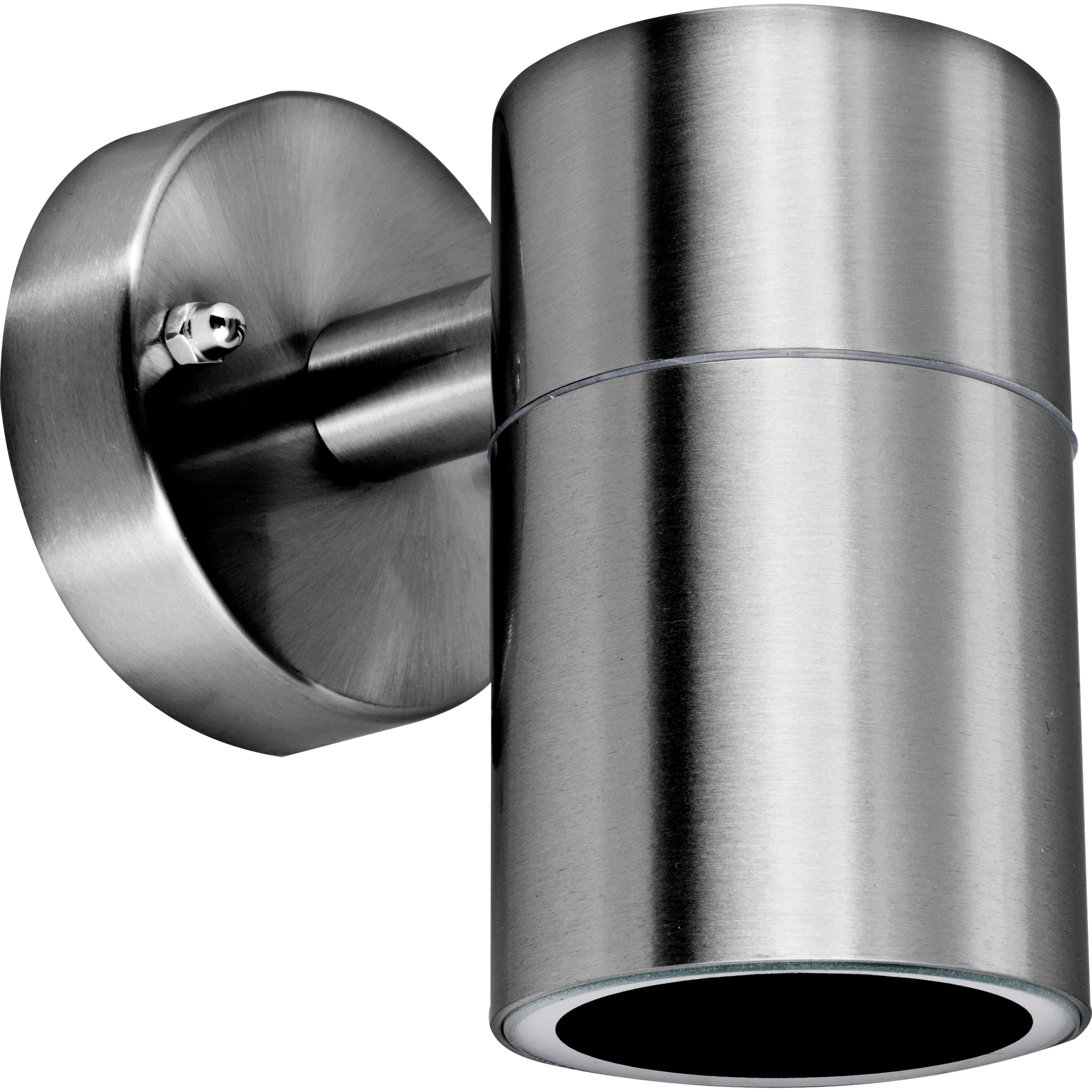 STAINLESS STEEL EXTERIOR DECORATIVE GU10 FIXED DOWN WALL LIGHT - IP44