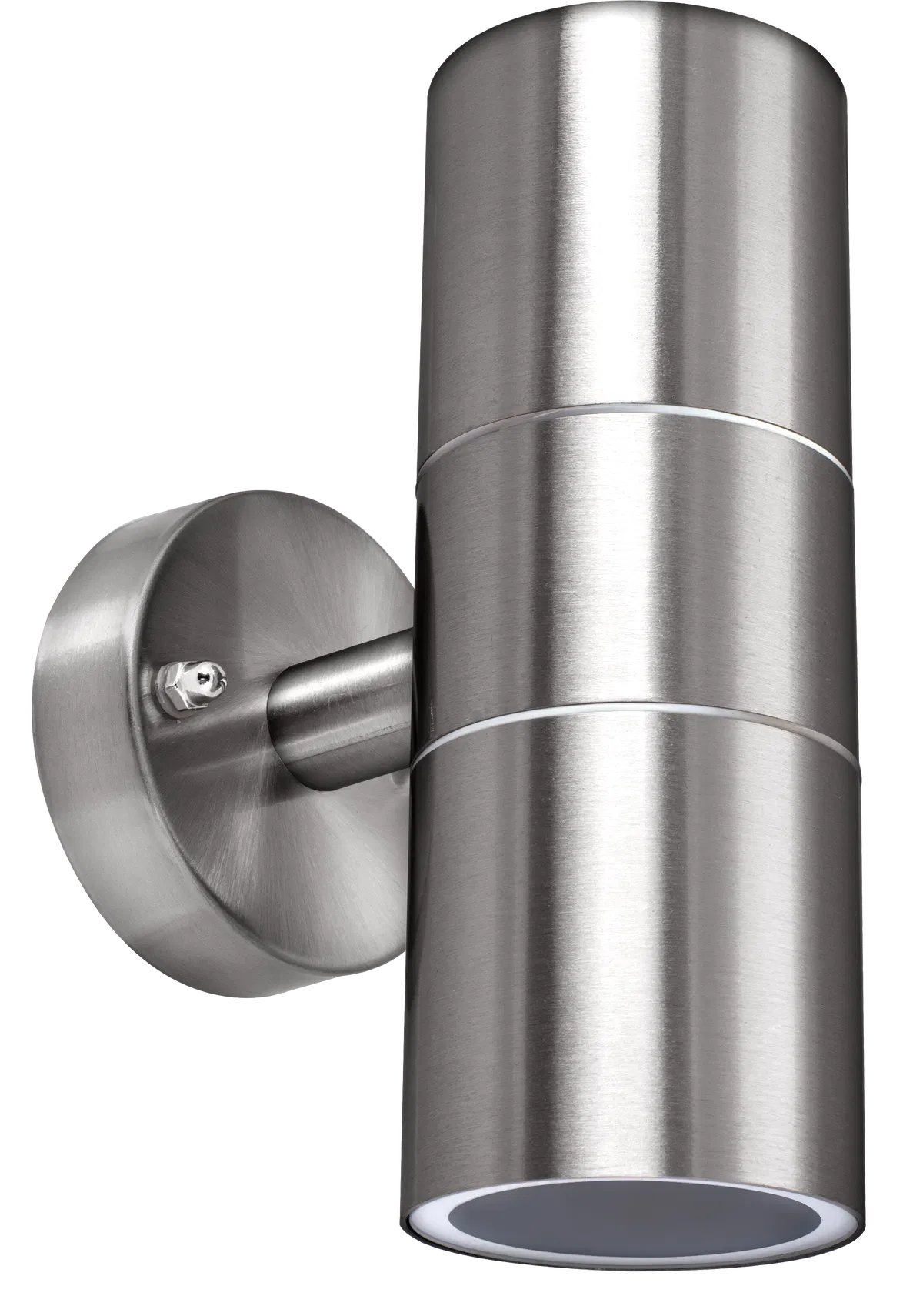STAINLESS STEEL EXTERIOR DECORATIVE GU10 UP/DOWN WALL LIGHT - IP44