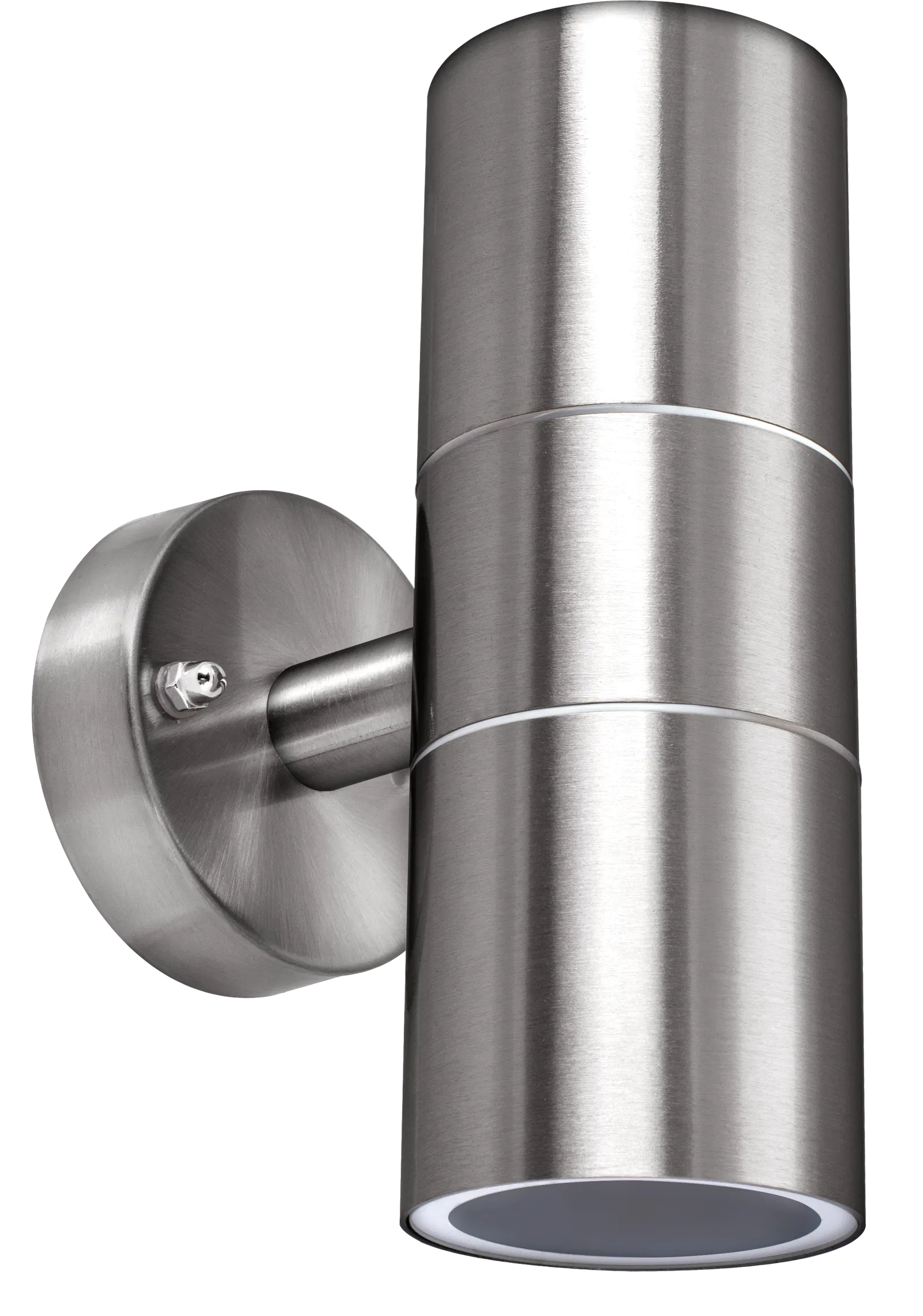 STAINLESS STEEL EXTERIOR DECORATIVE GU10 UP/DOWN WALL LIGHT - IP44