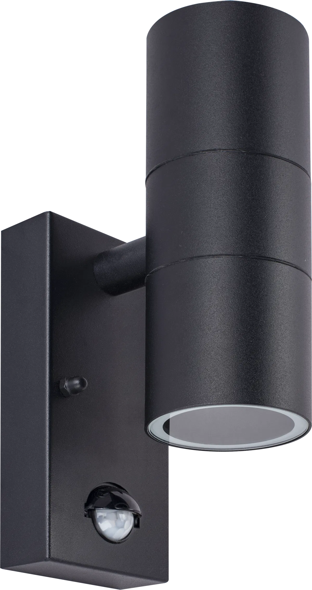 COPPER STAINLESS STEEL EXTERIOR DECORATIVE GU10 UP/DOWN WALL LIGHT WITH PIR MOTION SENSOR - IP44