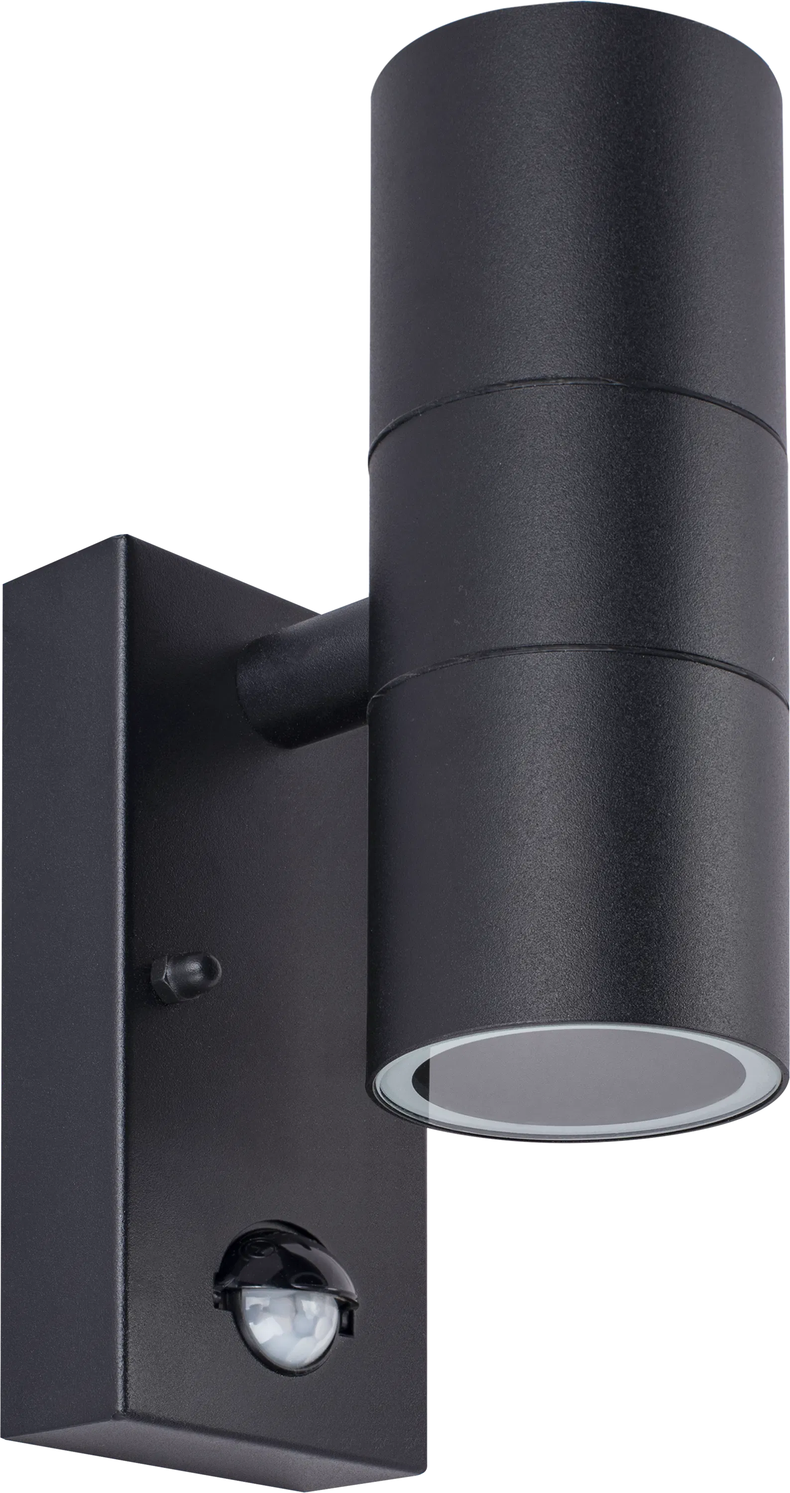 COPPER STAINLESS STEEL EXTERIOR DECORATIVE GU10 UP/DOWN WALL LIGHT WITH PIR MOTION SENSOR - IP44