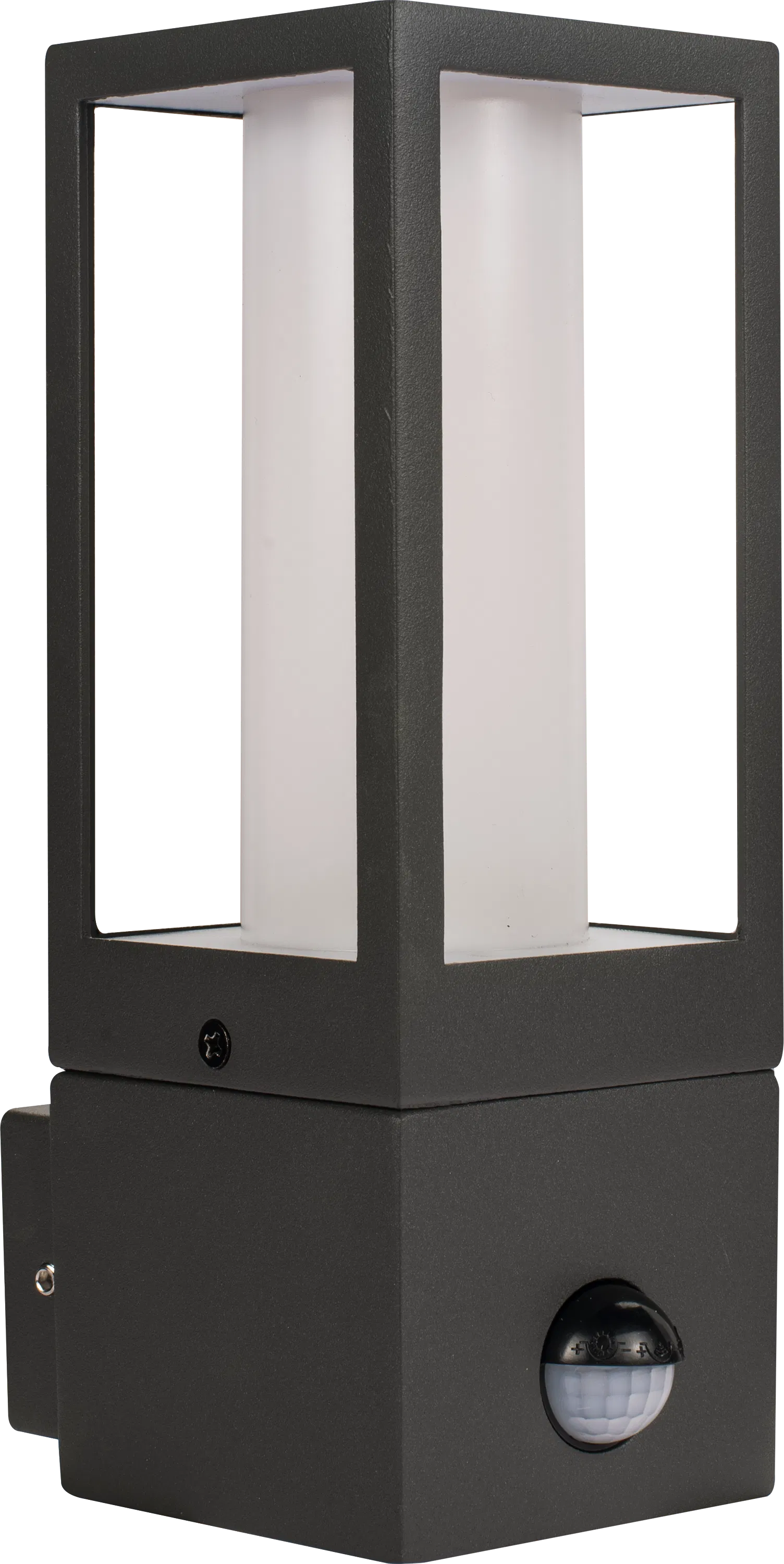 Exterior Decorative GU10 Lanten with PIR motion Sensor - IP54 - Lamp not included - Slate Grey