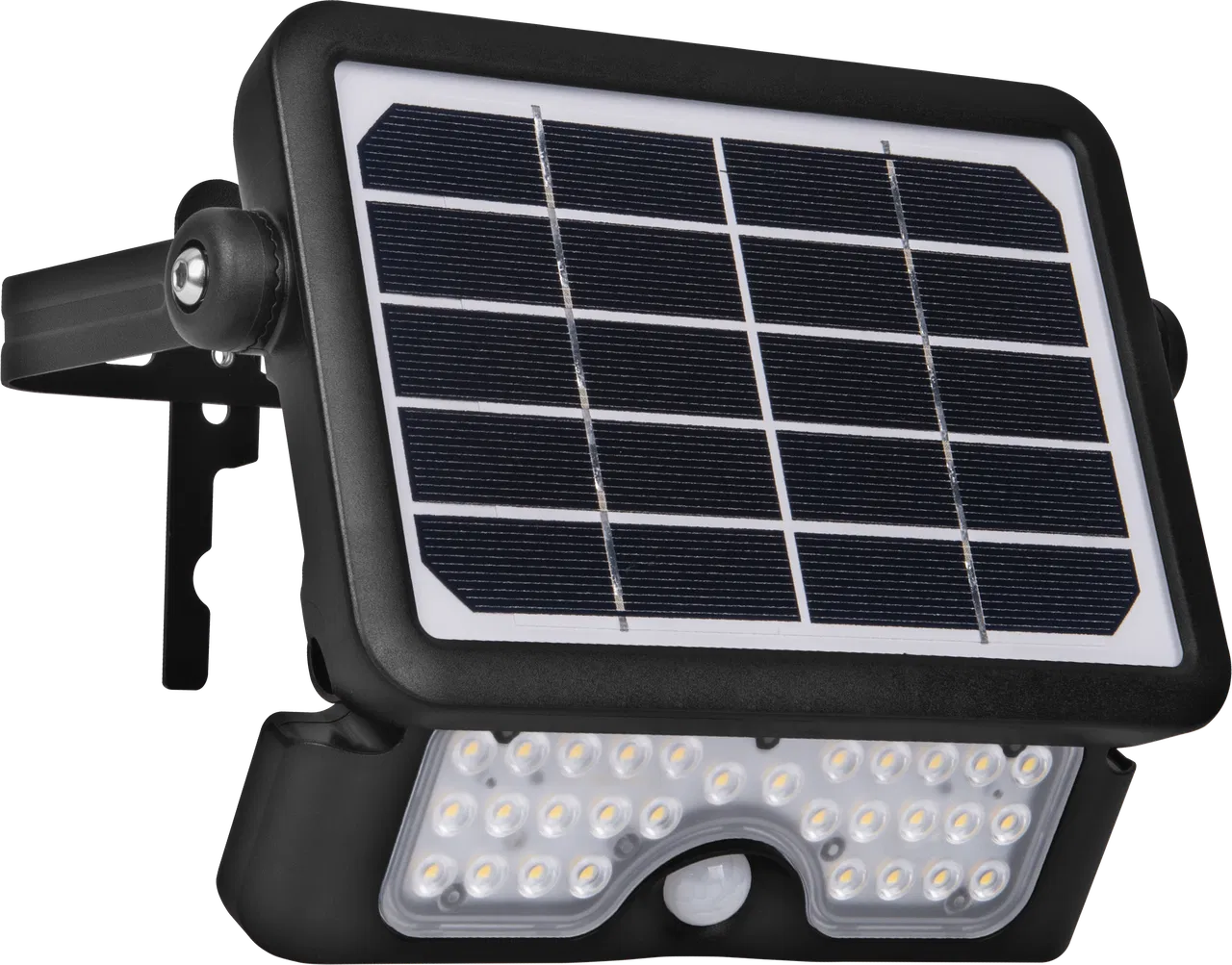 SOLAR GUARDIAN PIR FLOODLIGHT BLACK IP65 5W 550LM 4000K