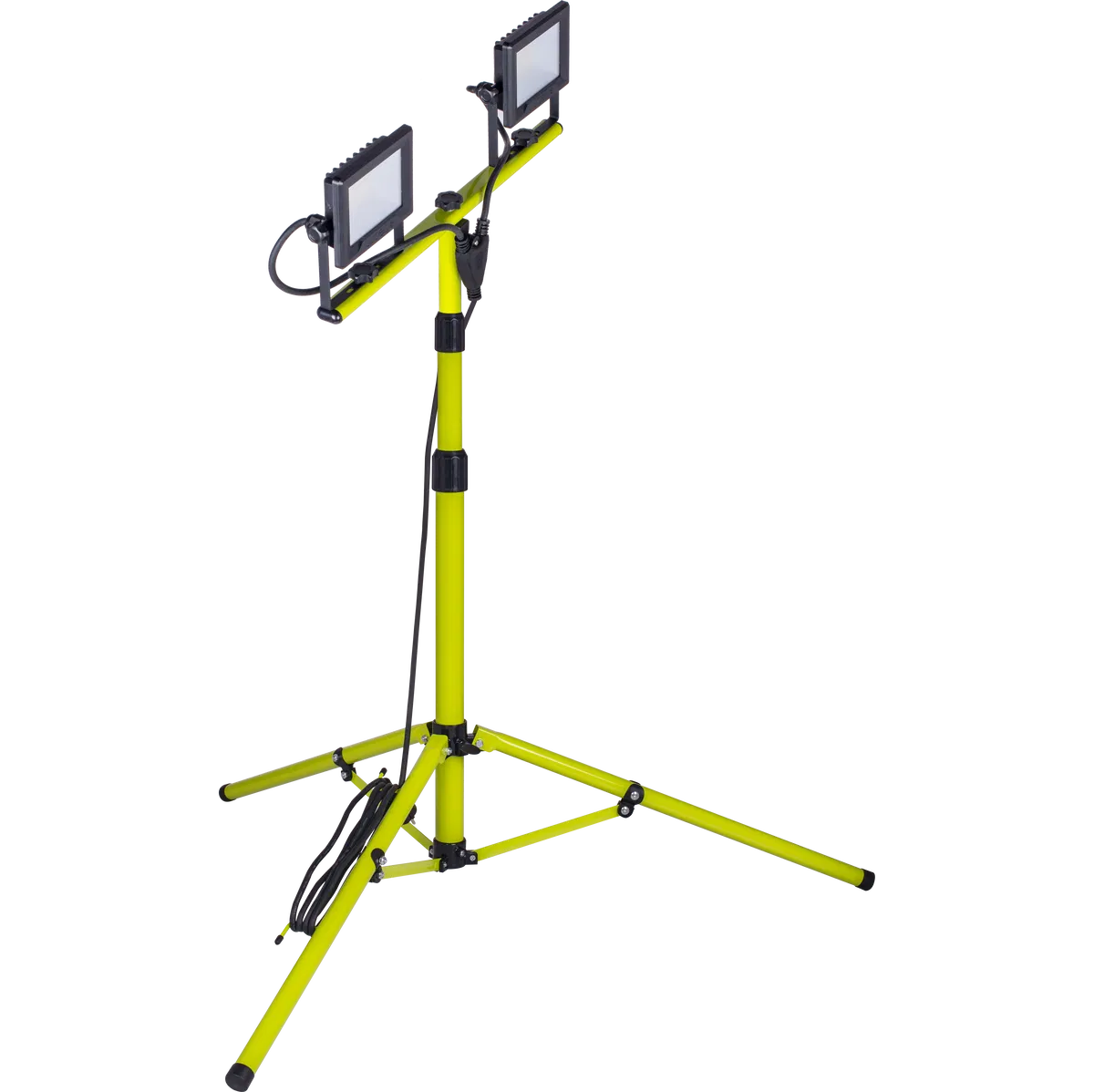 ECO TRIPOD  BLACK TWIN 5000LM 2X50W 5000K - UK PLUG