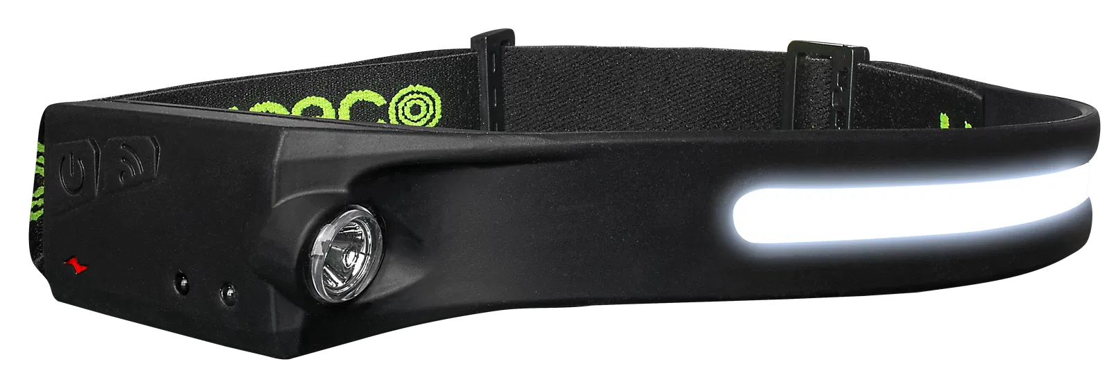 FLEXIBLE HEADTORCH WITH MOTION SENSOR 350LM+150LM USB RECHARGEABLE