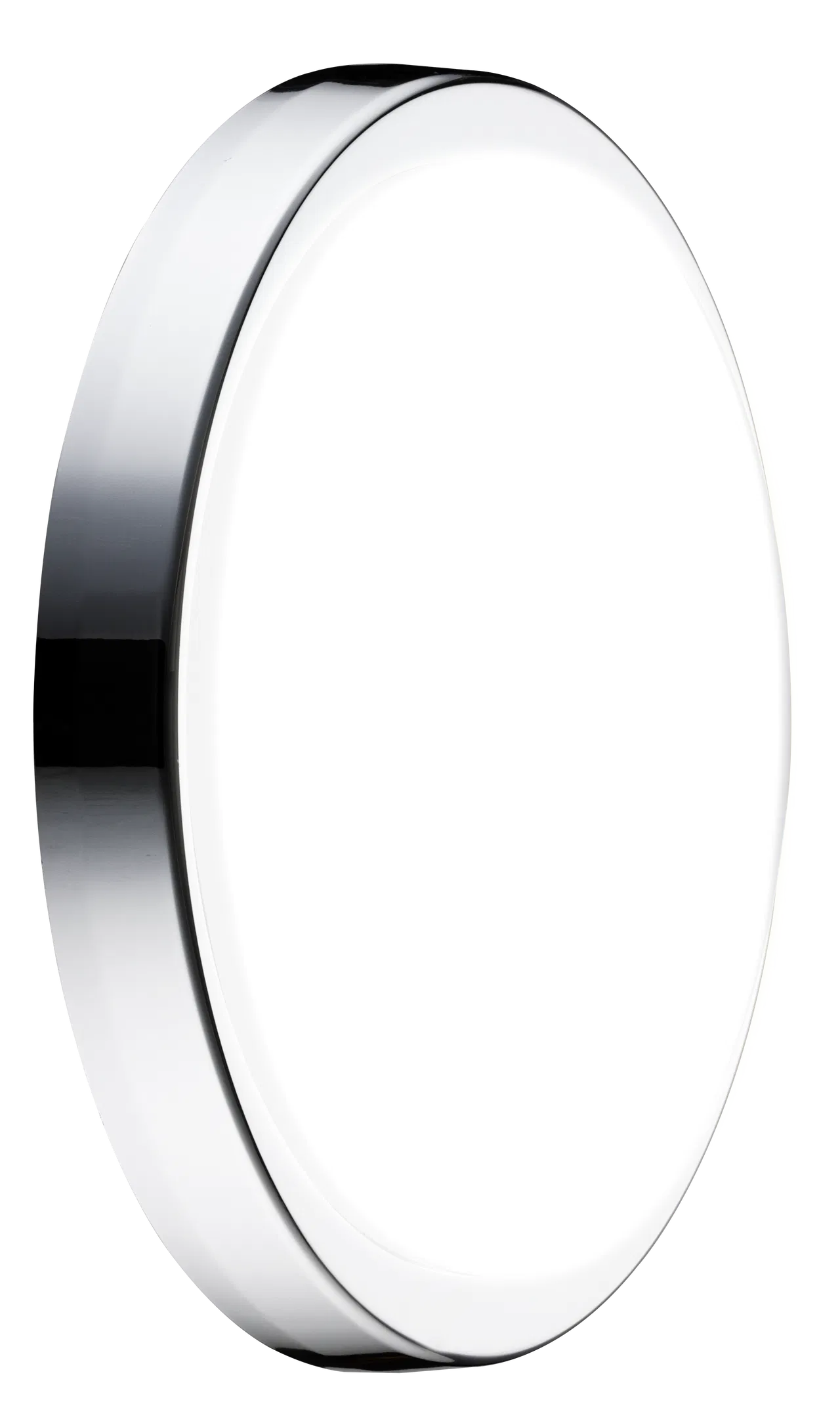 DECORATIVE INDOOR BULKHEAD 280MM 1800LM 17W 4000K WHITE & CHROME BEZEL