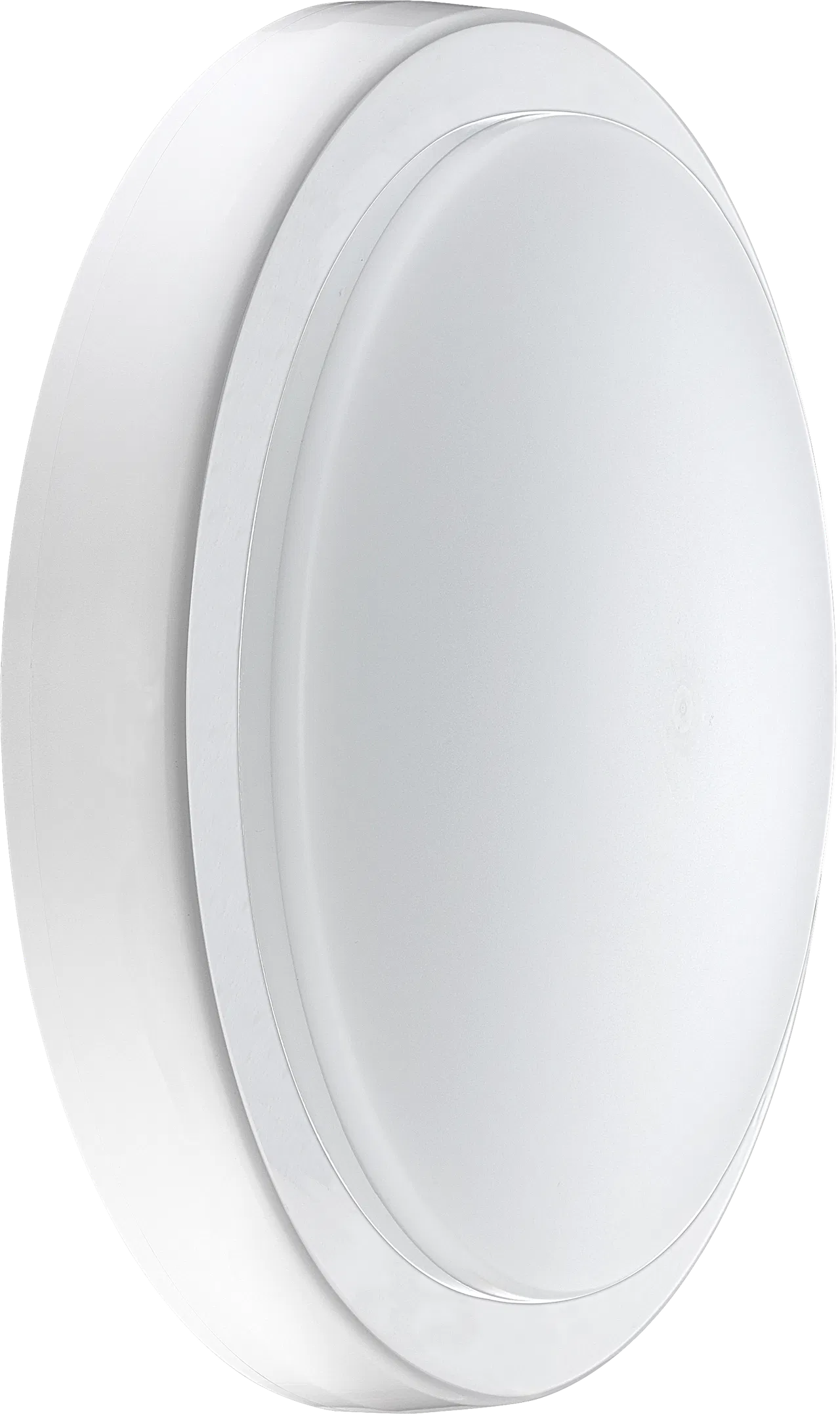 DECORATIVE INDOOR BULKHEAD 220MM 1300LM 14W 4000K WHITE & CHROME BEZEL