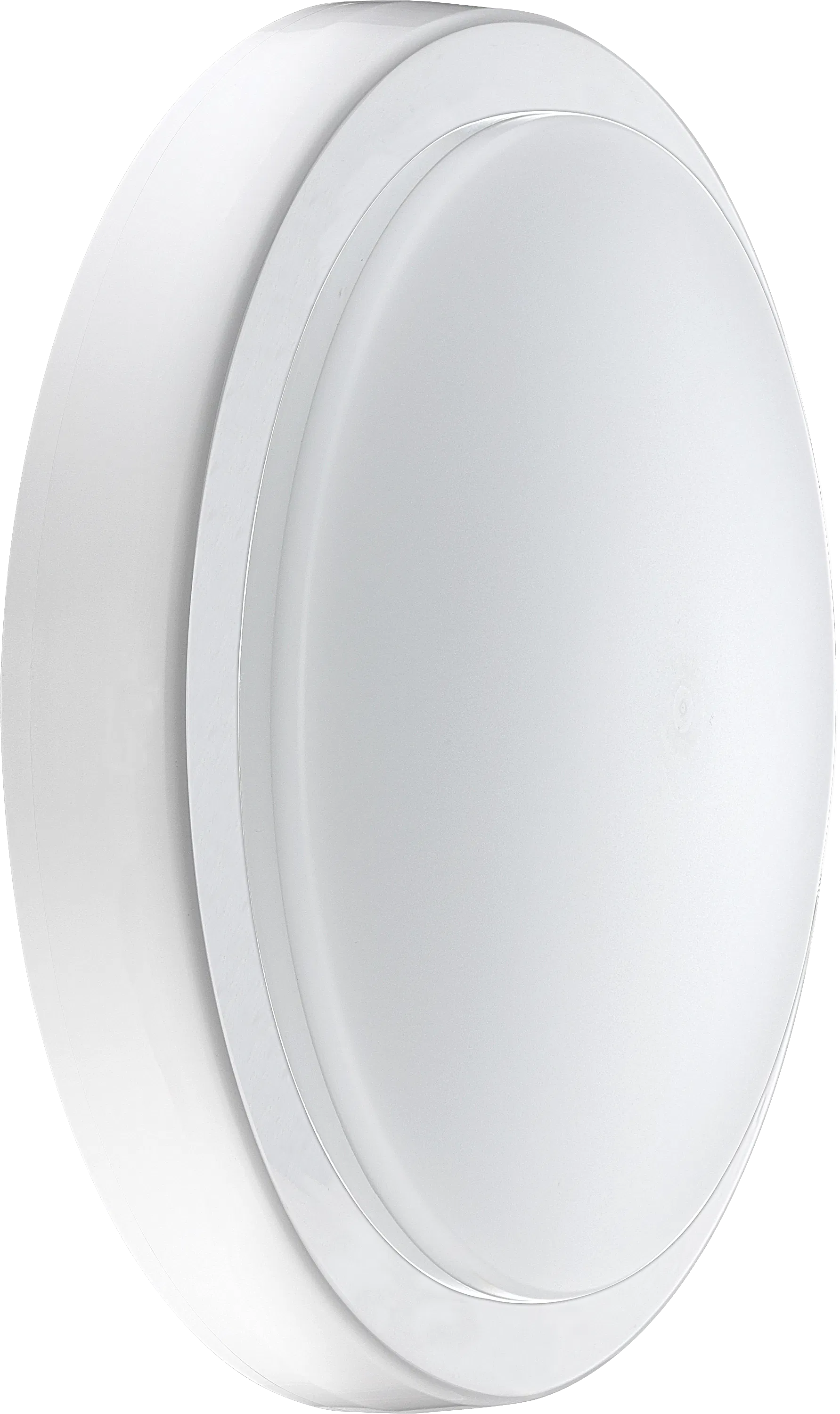 DECORATIVE INDOOR BULKHEAD 220MM 1300LM 14W 4000K WHITE & CHROME BEZEL