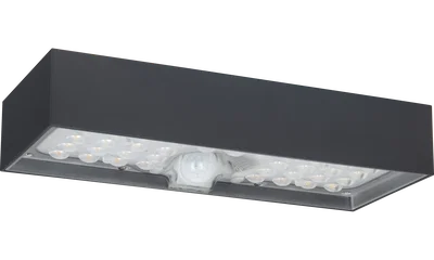 DECORATIVE SOLAR BRICK LIGHT 6W 900LM 3000K IP65 WITH PIR - WHITE