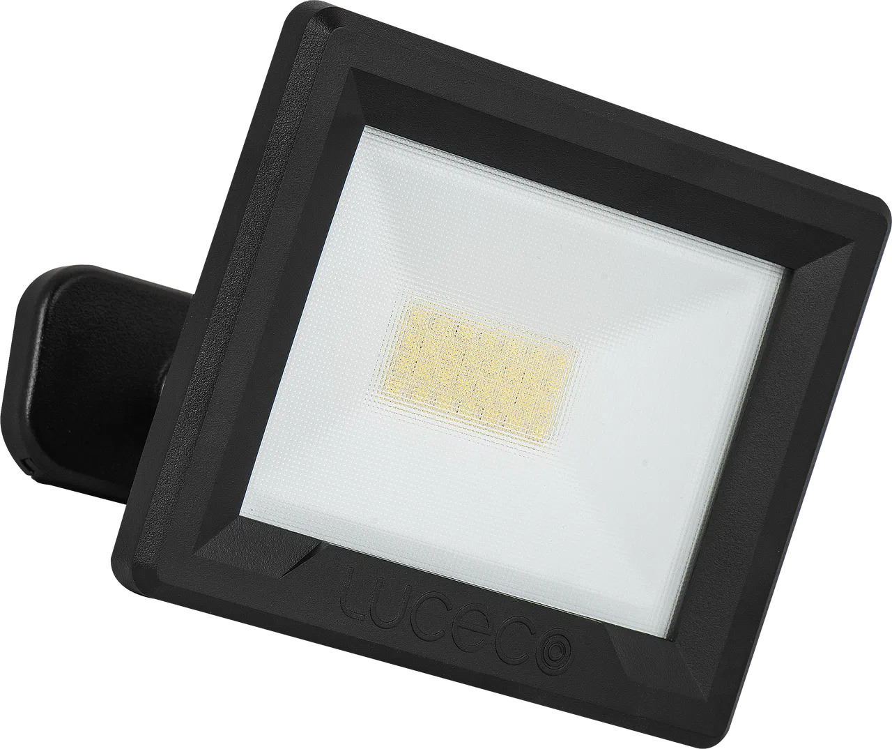 20W FLOODLIGHT WITH BALL JOINT 1M CABLE - BLACK