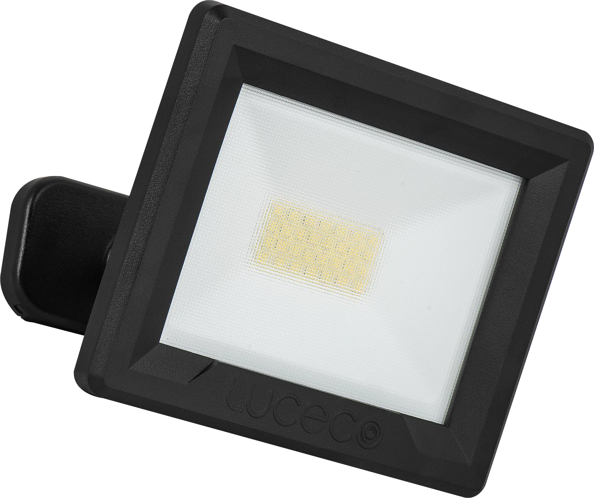 20W FLOODLIGHT WITH BALL JOINT 1M CABLE - BLACK