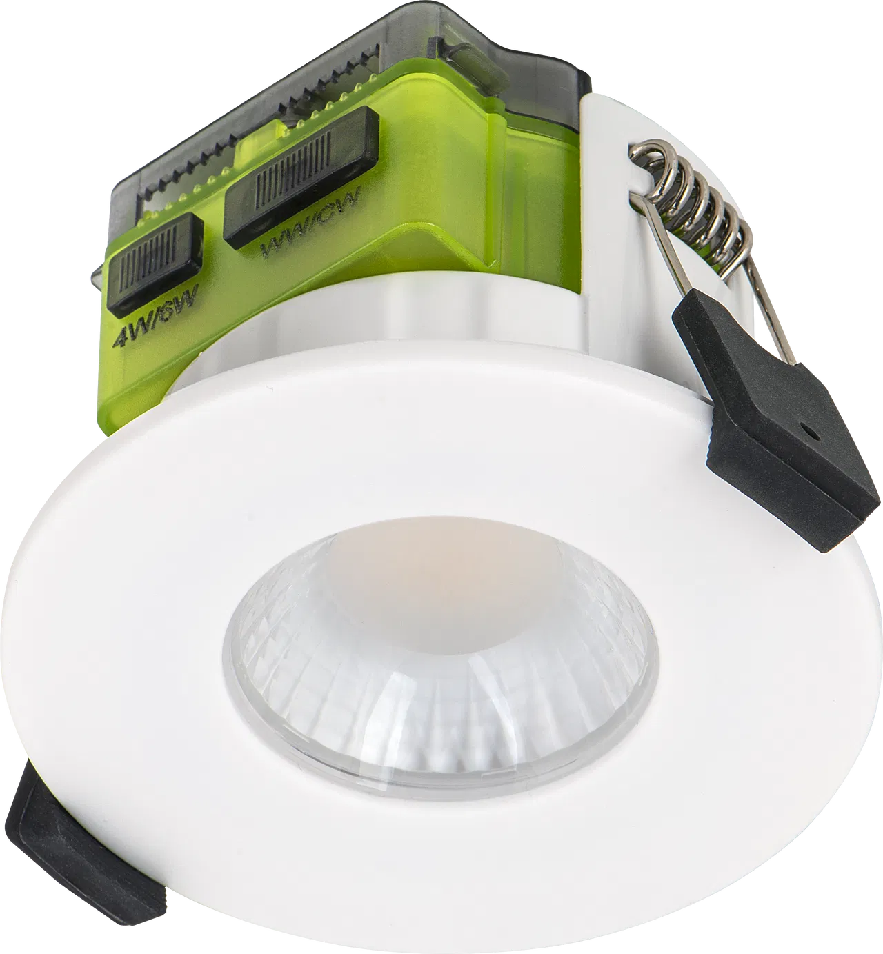 FTYPE MK2 4W/6W 690LM POWER CHANGE & CCT CHANGE 3000K / 4000K DIM2WARM DIMMABLE IP65 WHITE - FLAT