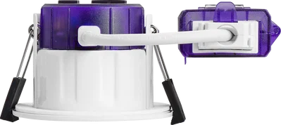 FTYPE ULTRA 4W/6W 750LM POWER CHANGE & 4COLOUR CCT 2700K 3000K 4000K 6000K DIMMABLE IP65 WHITE - REGRESSED