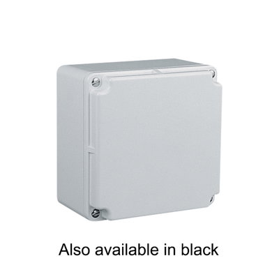 Marshall-Tufflex Moulded Enclosure Unit (Adaptable Box) 81mm x 81mm x 67mm Black (Pack of 10)