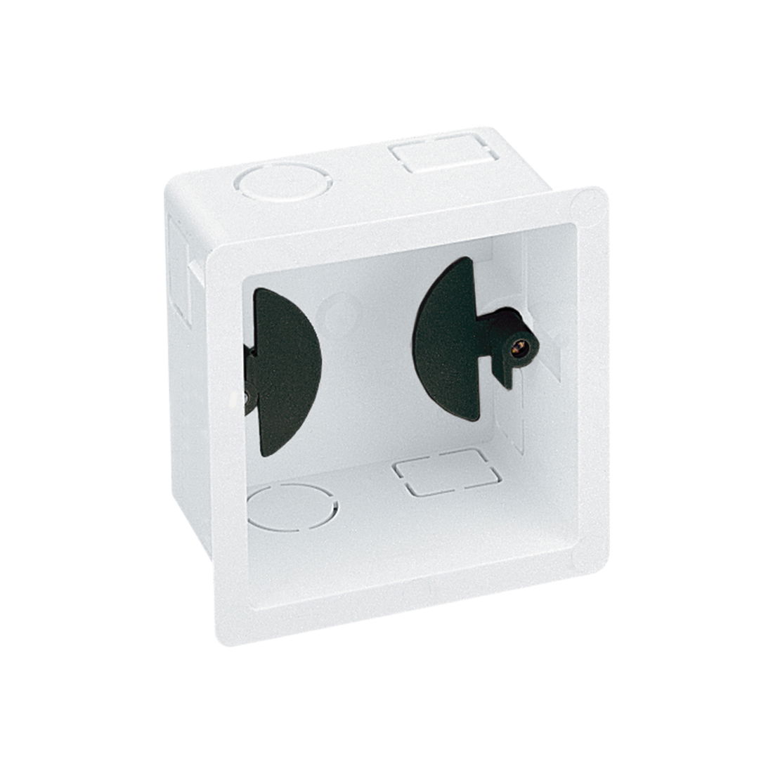 Marshall-Tufflex 1 Gang Dry Lining Box 46mm Deep 9mm - 26mm Wall Thickness Adjustment White (Pack of 10)