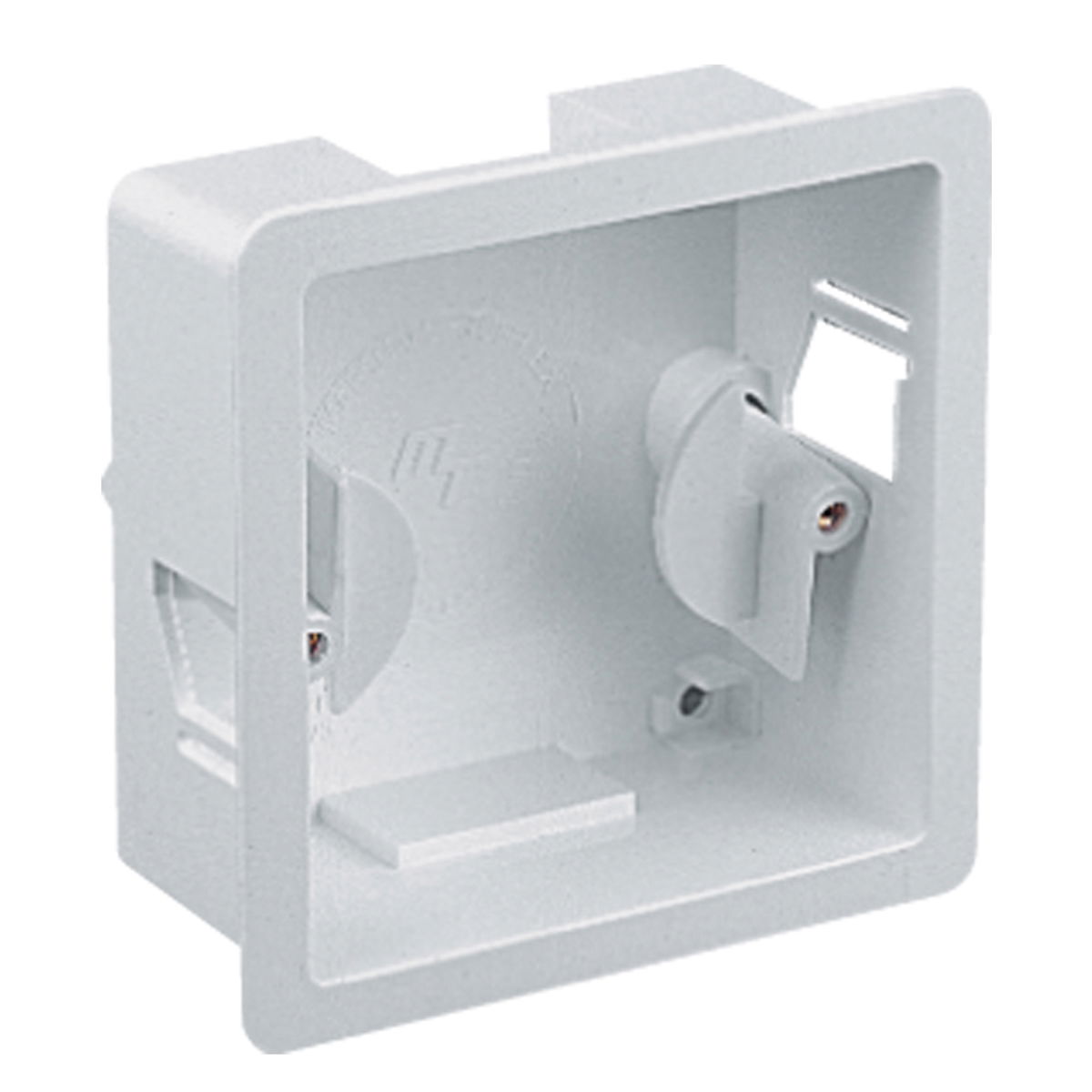 Marshall-Tufflex 1 Gang Dry Lining Box 34mm Deep 18mm - 25mm Wall Thickness Adjustment White (Pack of 20)