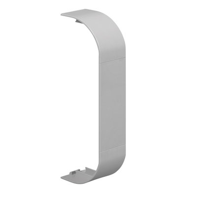Marshall-Tufflex Sterling Curve 167mm x 50mm Aluminium 3 Compartment Dado (Profile 1) Coupler Silver Grey