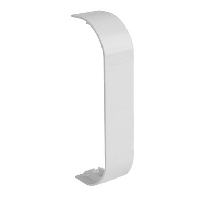 Marshall-Tufflex Sterling Curve 167mm x 50mm Aluminium 3 Compartment Dado (Profile 1) Coupler White