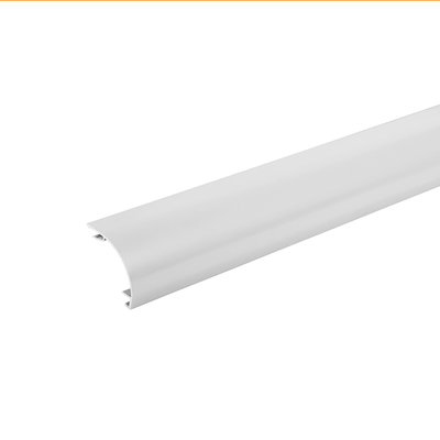 Marshall-Tufflex Sterling Curve 167mm x 50mm x 3m Aluminium 3 Compartment Dado & Skirting (Profile 1 & 2) Curve Cover White