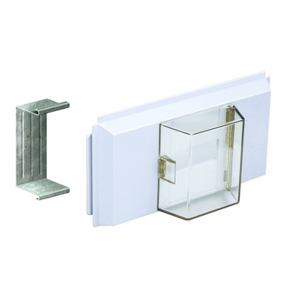 Marshall-Tufflex Polycarbonate RCD/MCB Housing White with Clear Cover