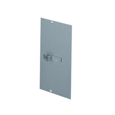 Marshall-Tufflex Elegance 110 110mm x 55mm Aluminium Trunking End Cap Silver Grey