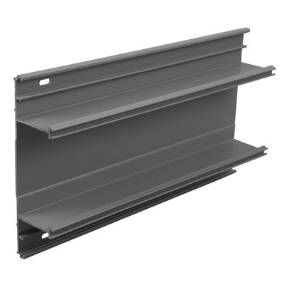 Bendex Challenger 167mm x 50mm x 3m PVC-U 3 Compartment Dado & Skirting (System 1 & 2) Trunking Base (Pack of 4)