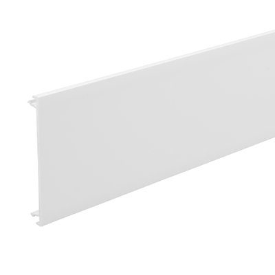 Bendex Challenger 167mm x 50mm x 3m PVC-U 3 Compartment Dado & Skirting (System 1 & 2) Centre Lid White (Pack of 8)