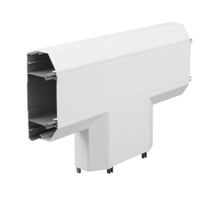 Bendex Challenger 167mm x 50mm x 3m PVC-U 3 Compartment Dado (System 1) Flat Tee White
