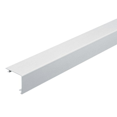 Bendex Challenger 167mm x 50mm x 3m PVC-U 3 Compartment Skirting (System 2) Bottom Square Lid White (Pack of 8)