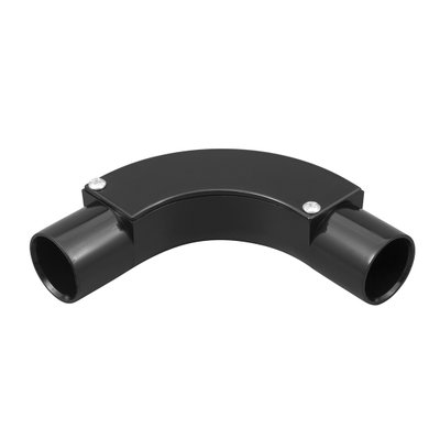 Bendex 20mm Round Conduit PVC-U Inspection Bend Black (Pack of 20)