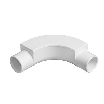 Bendex 20mm Round Conduit PVC-U Inspection Bend White (Pack of 20)
