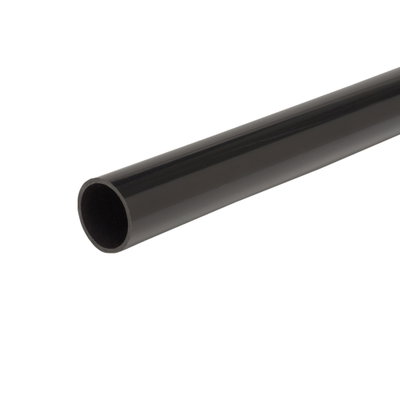 Bendex 25mm x 3m Round Conduit PVC-U Light Gauge Black (Pack of 30)