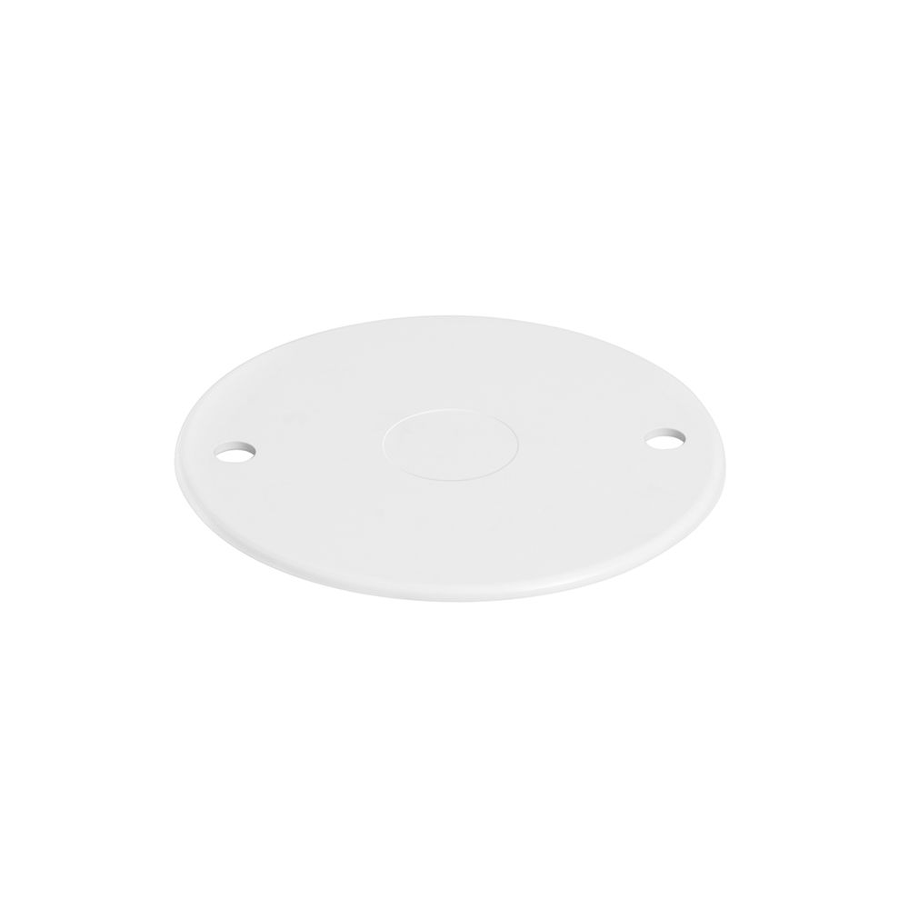 Bendex 65mm Diameter Round Conduit PVC-U Circular Lid (Flush fitting) White (Pack of 100)