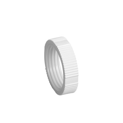 Bendex 25mm Round Conduit PVC-U Threaded Lockring White (Pack of 100)