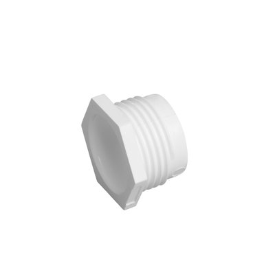 Bendex 25mm Round Conduit PVC-U Male Bush (For use with cable glands) White (Pack of 100)