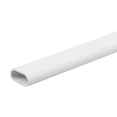 Bendex 16mm x 10mm x 3m Oval Conduit PVC-U White (Pack of 50)