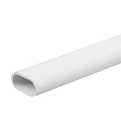 Bendex 32mm x 12mm x 3m Oval Conduit PVC-U White (Pack of 25)