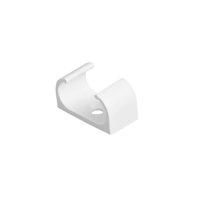Bendex 20mm Oval Conduit PVC-U Clip White (Pack of 100)