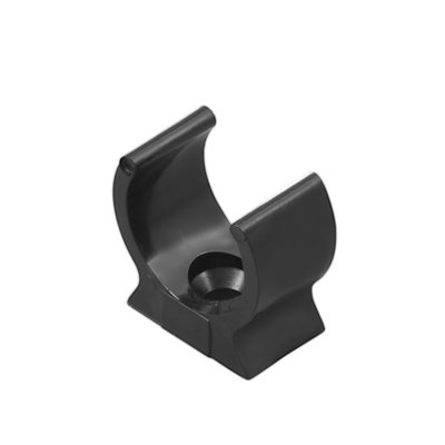 Bendex 20mm Round Conduit PVC-U Spring Clip Saddle Black (Pack of 100)