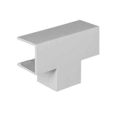 Bendex 28mm x 28mm Maxi Trunking PVC-U 90° Flat Tee White (Pack of 10)